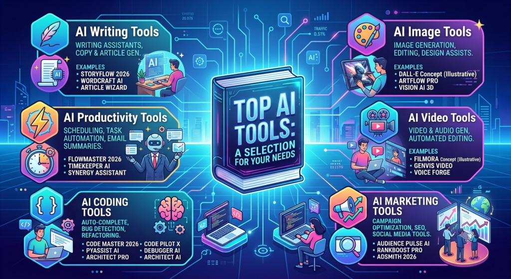 Best AI Tools 2026 Ultimate Guide Banner.