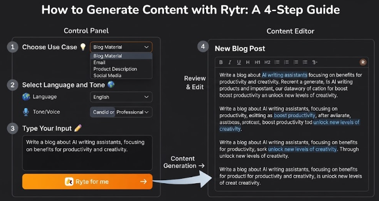 How to Use Rytr AI: Step-by-Step Guide