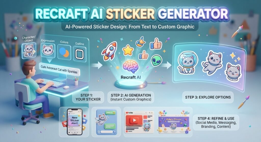 Recraft AI Sticker Generator