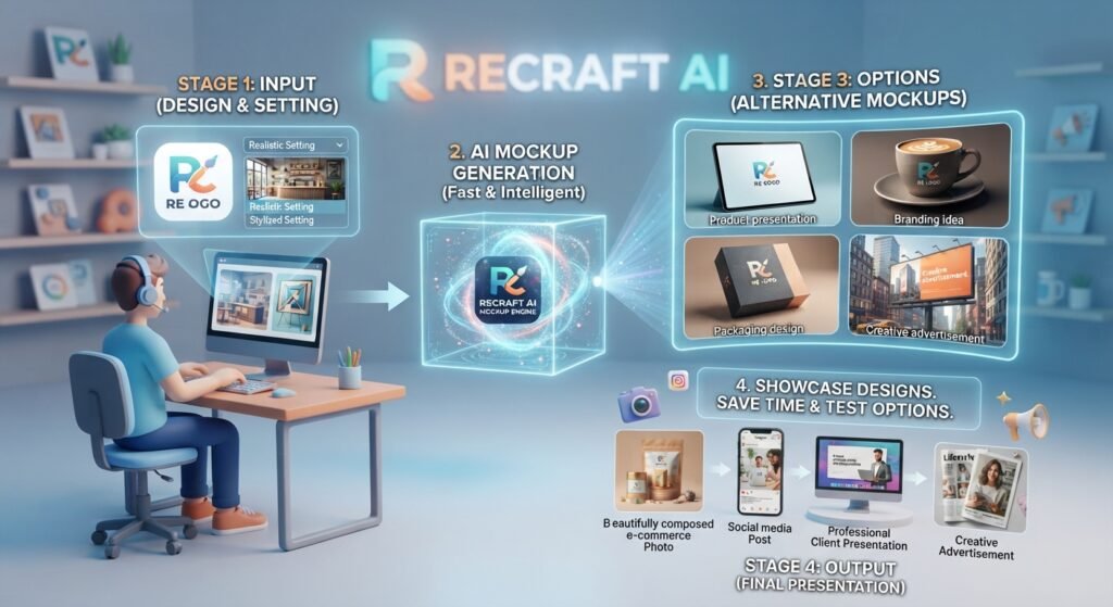 Recraft AI Mockup Generator