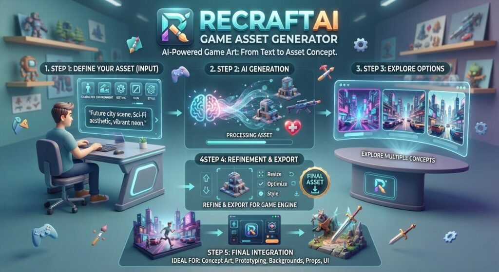 Recraft AI Game Asset Generator