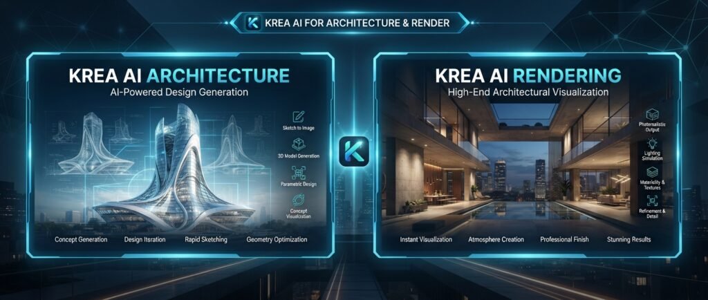 Krea AI for Architecture and Rendering