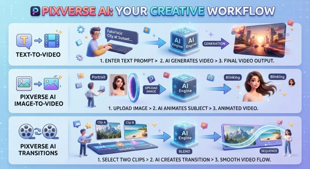 How Does PixVerse AI Work?