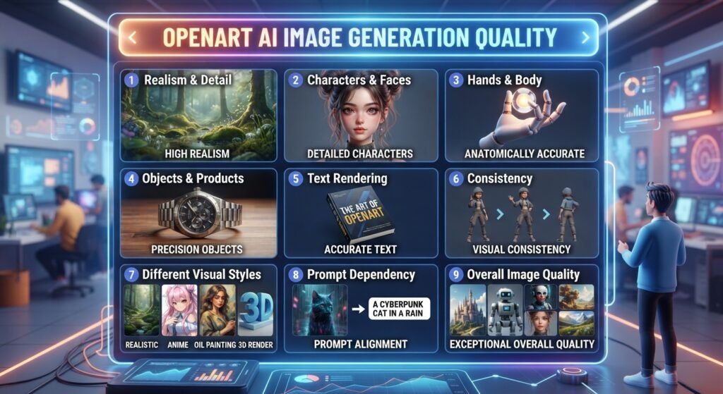 OpenArt AI Image Generation Quality