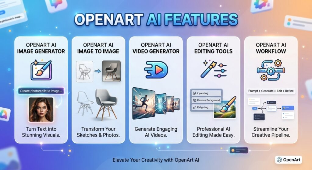 OpenArt AI Features