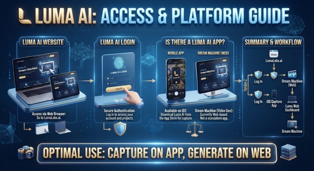 Luma AI App, Website & Login