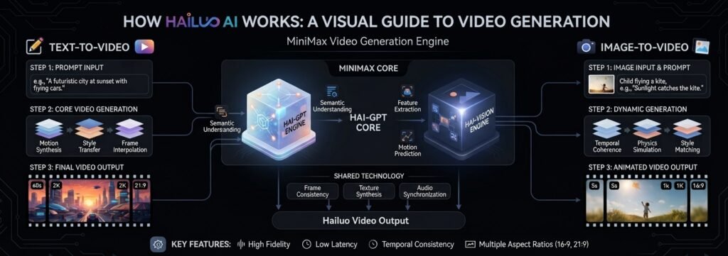 How Does Hailuo AI Work?